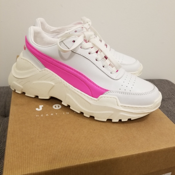 Joshua Sanders Pink Zenith Sneakers - Picture 6 of 8